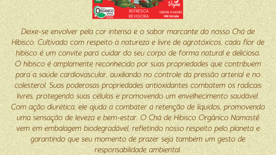 Chá de Hibisco – sachê