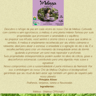Chá de Melissa – sachê