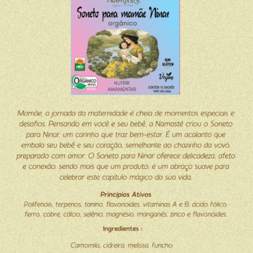 Chá Soneto para Mamãe Ninar – sachê