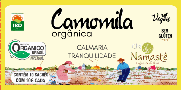 Chá de Camomila sachê  | Orgânico - Namastê - Imagem 4
