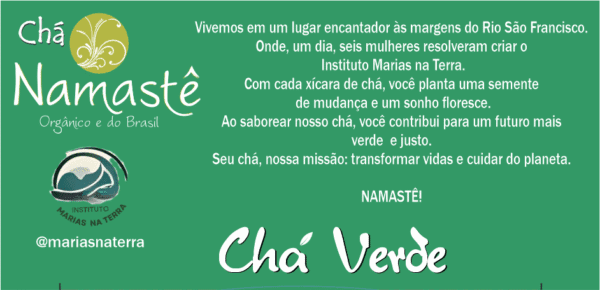 Chá Verde sachê | Orgânico  - Namastê - Imagem 5