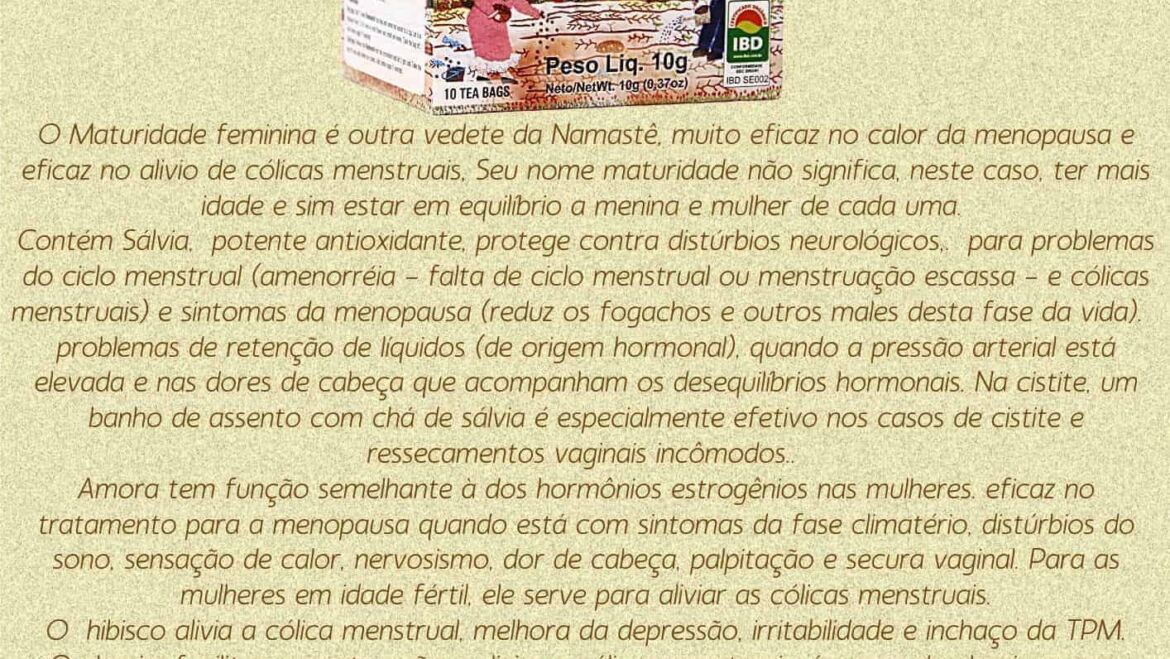 Chá Soneto Maturidade Feminina – sachê