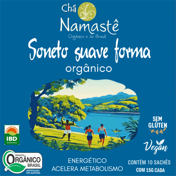 Namastê Chá soneto suave forma | Funcional Orgânico - sachê