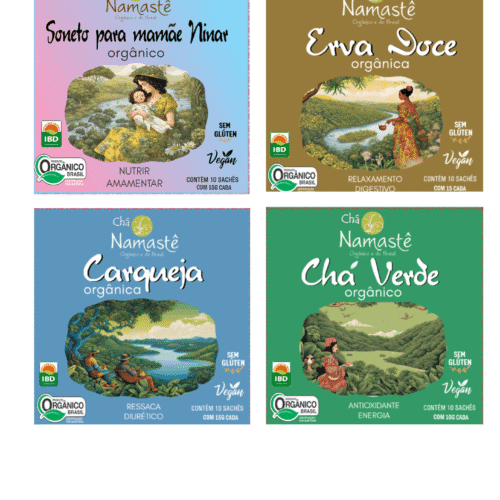 Kit Ninar Orgânico Namastê 4 itens