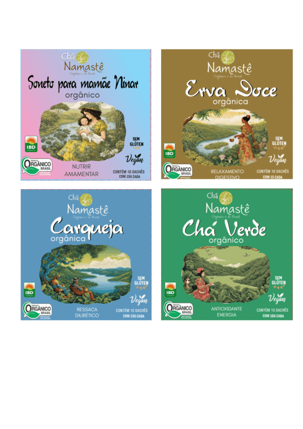Kit Ninar Orgânico Namastê 4 itens