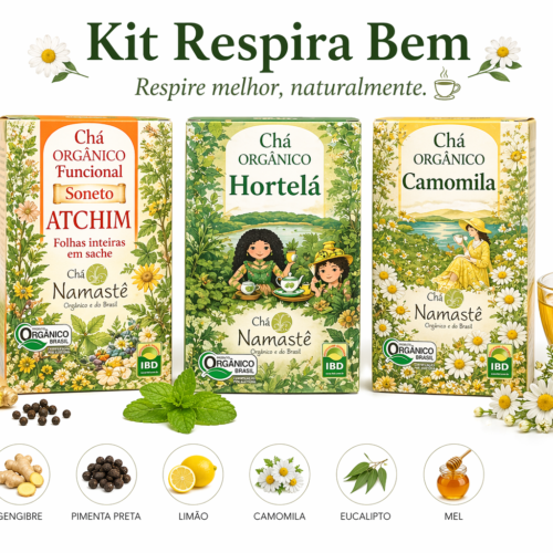 Kit Chá Ritual Atchim  | Respira bem -funcional