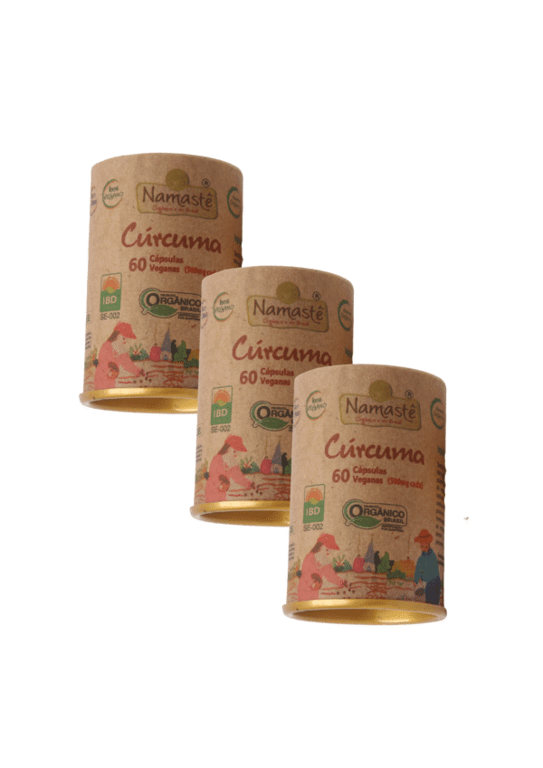 Kit Cúrcuma  Orgânico Namastê 3 itens