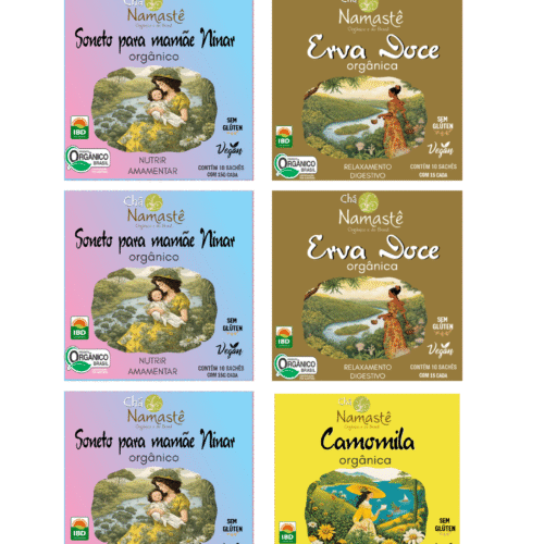 Kit Amamente com 6 itens Orgânicos Namastê