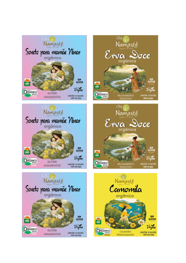 Kit Amamente com 6 itens Orgânicos Namastê