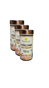 Kit Cúrcuma  Orgânico Namastê 3 itens