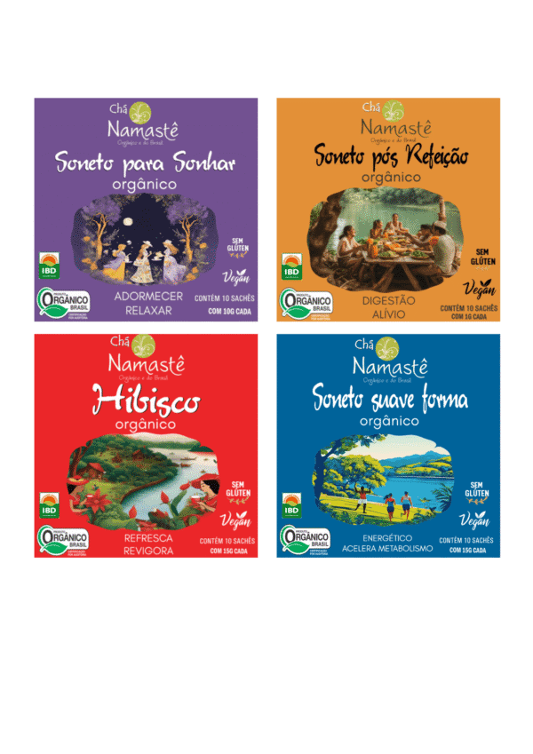 Kit dos sonhos Orgânico Namastê 4 itens