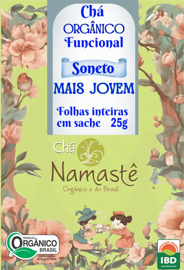 Chá Soneto Funcional Mais Jovem  | Orgânico Namastê