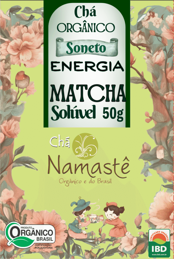 Soneto Energia - Matchá Solúvel - Namastê Orgânico