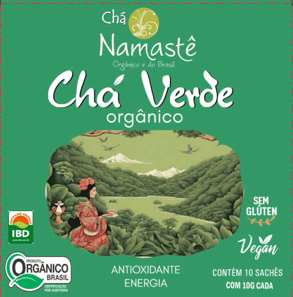 Chá Verde sachê | Orgânico  - Namastê