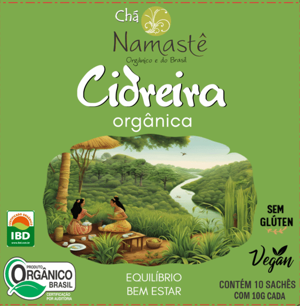 Chá de Cidreira sachê |  Orgânico - Namastê