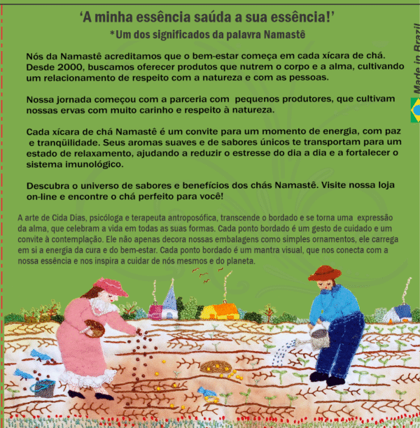 Chá de Cidreira sachê |  Orgânico - Namastê - Imagem 4