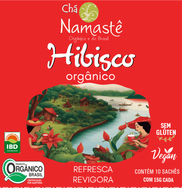 Chá de Hibisco sachê | Orgânico  - Namastê