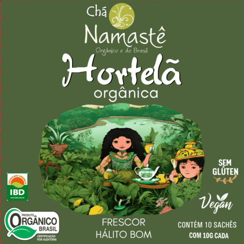Chá de Hortelã sachê | Orgânico - Namastê