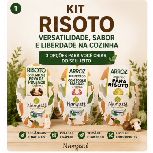 Kit Risoto completo Namastê I Orgânico