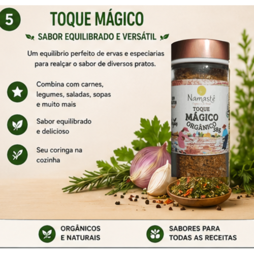 Toque Mágico | Tempero Orgânico Namastê